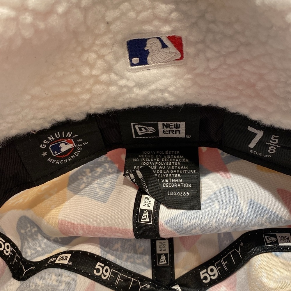 New York Yankees Dog Ear Hat Men 7 5/8 59Fifty New Era Fitted Cap - Picture 7 of 8